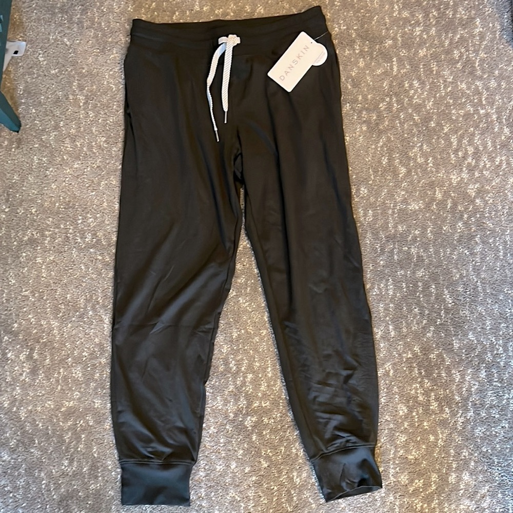 Danskin supersoft sport jogger (black salt melange)